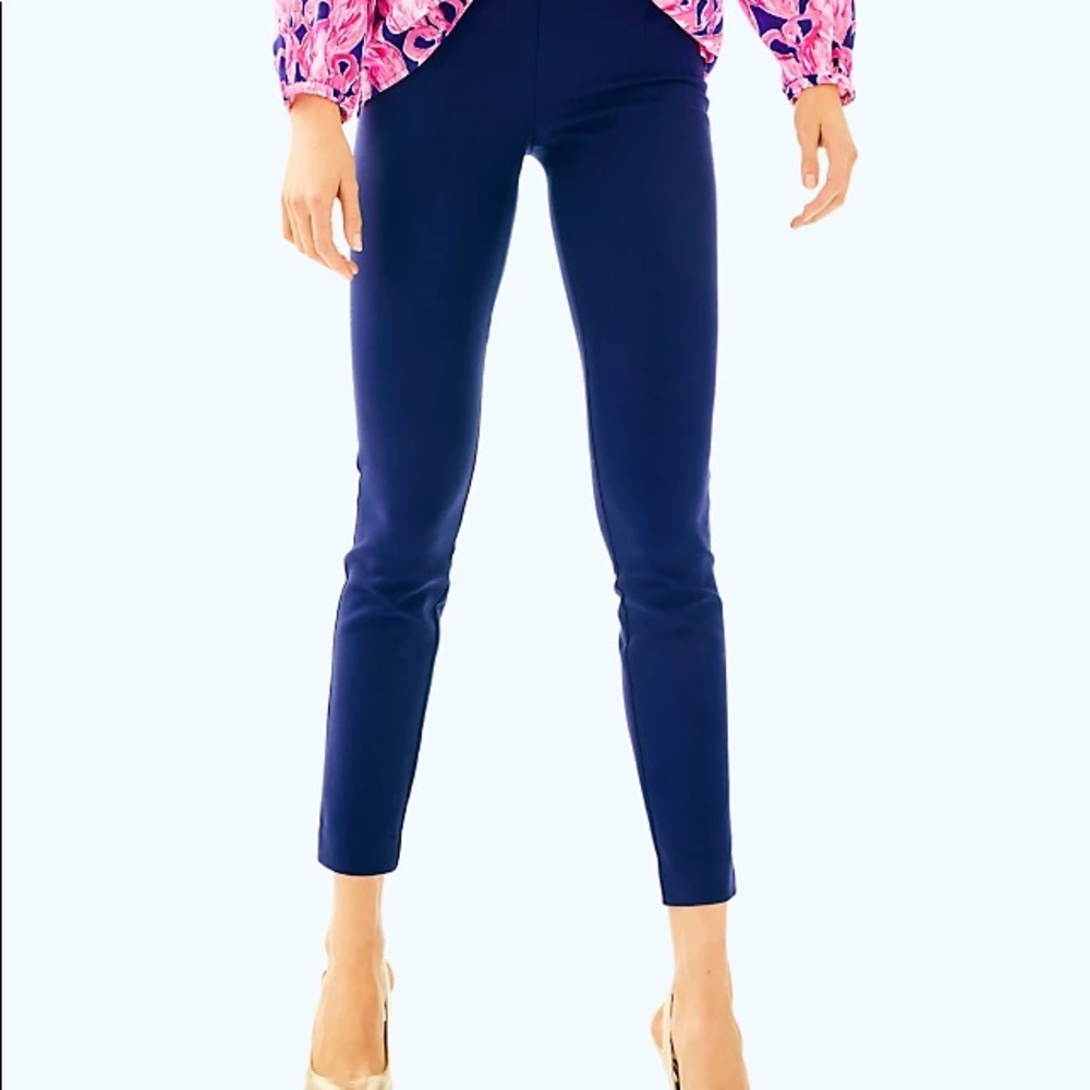 Lily Pulitzer | Navy Alesia Stretch Dinner Pants